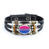 Rainbow Gay Leather Bracelet